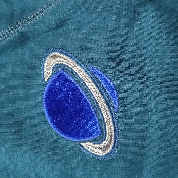 NWT! Space Turquoise Sweatshirt! Size Small! - Picture 3 of 10